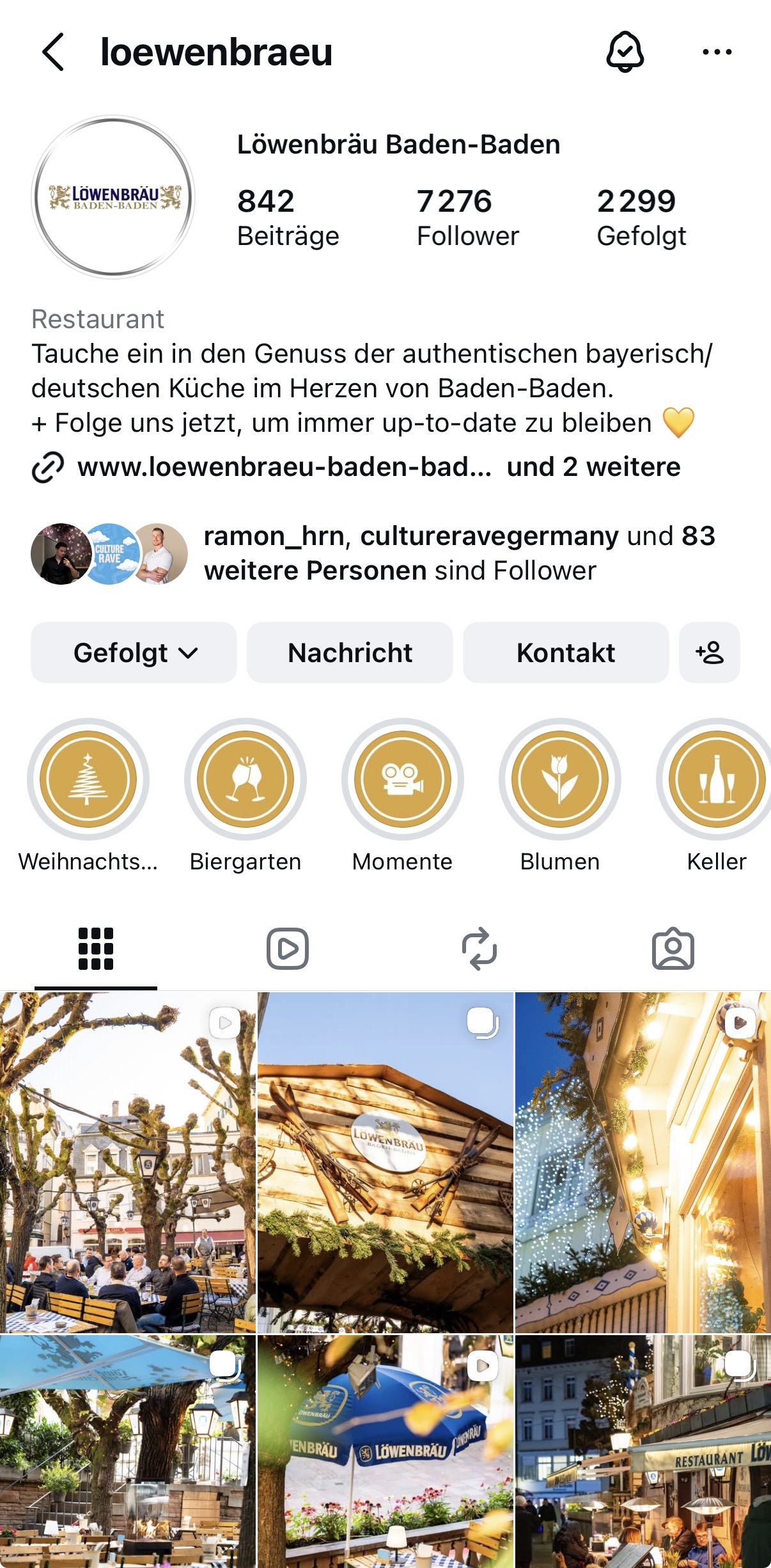 Löwenbräu Instagram