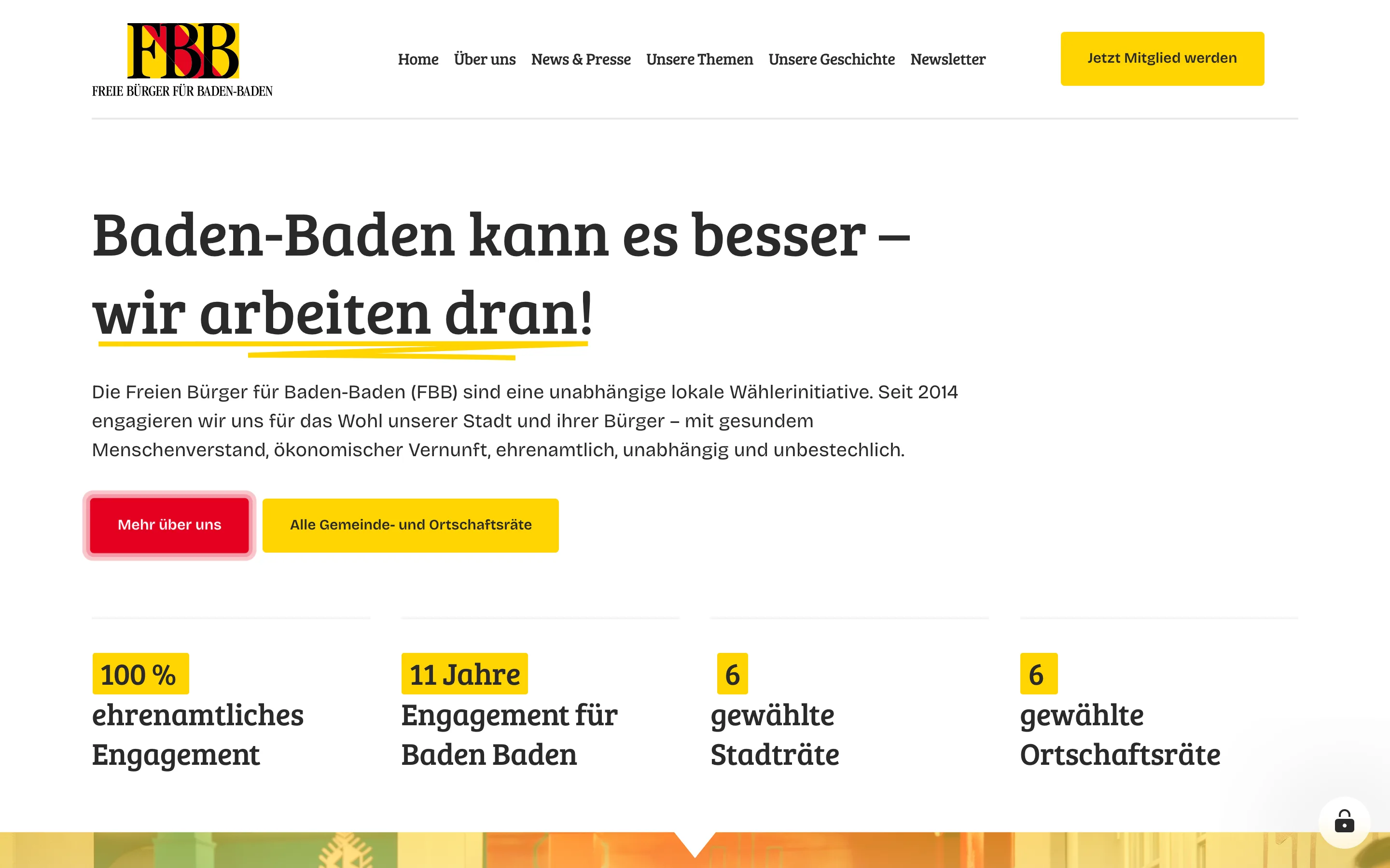 FBB Baden-Baden — Website für Wählerinitiative