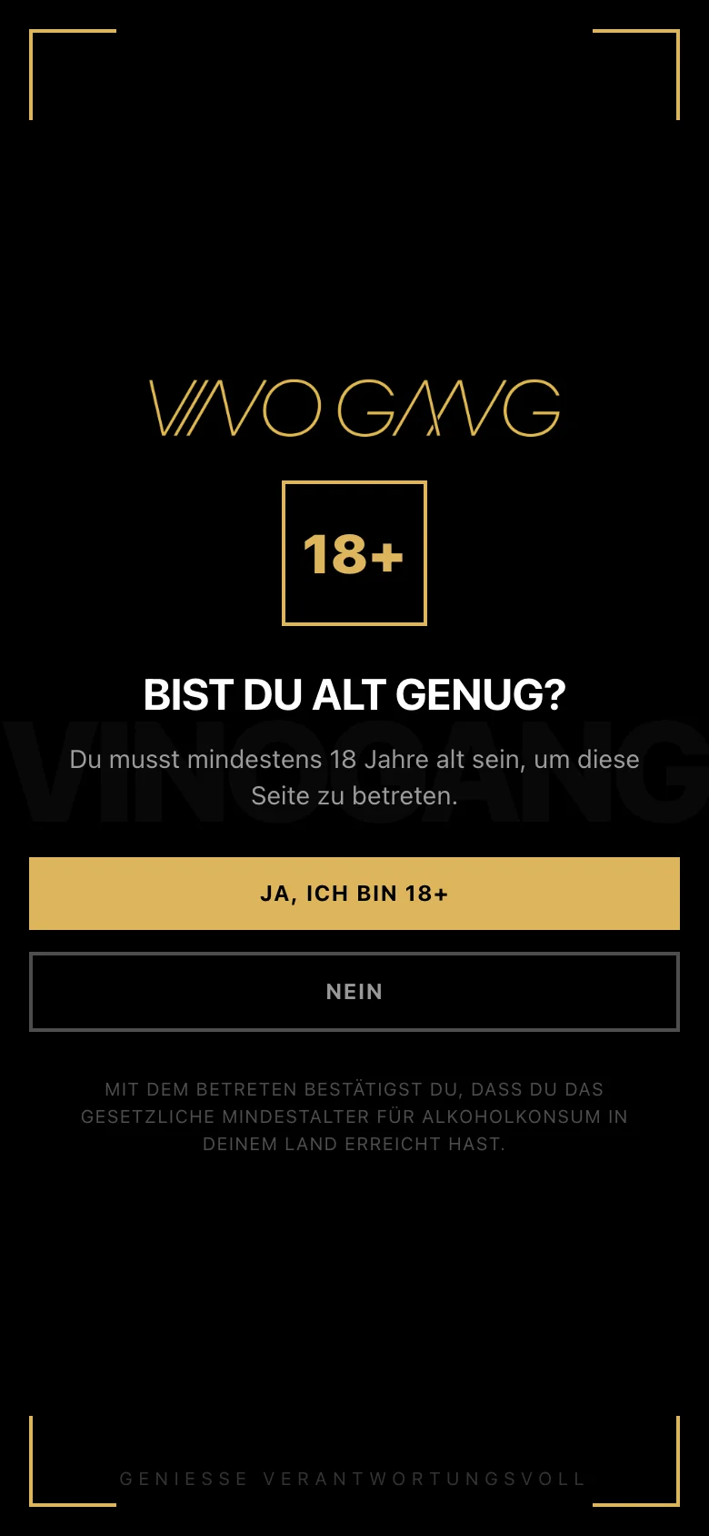 Website für ein Weingut — Sortiment und Hofverkauf mobil